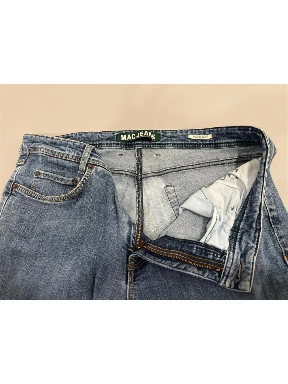 Mac Jeans Men's Light Wash Blue Jeans SIZE 35X31 $295